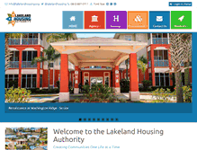Tablet Screenshot of lakelandhousing.org